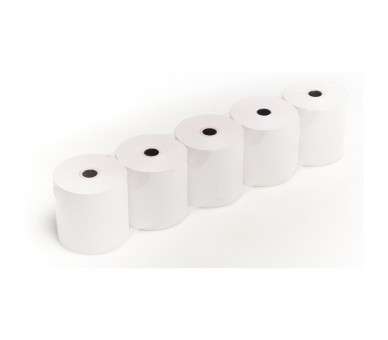 iggual Pack 5 rollos papel termico sin BPA 80X80mm