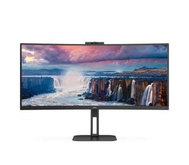 ph2Idea para una oficina domestica elegante h2pEl AOC CU34V5CW es un monitor curvo sin marco de tres lados equipado con un pane