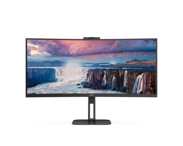 ph2Idea para una oficina domestica elegante h2pEl AOC CU34V5CW es un monitor curvo sin marco de tres lados equipado con un pane