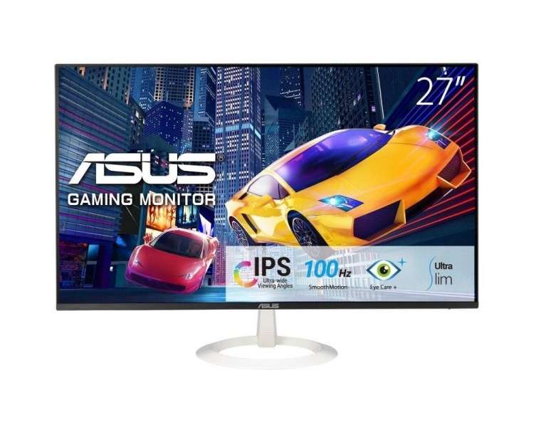 ph2Monitor Gaming ASUS VZ27EHF W Eye Care 27 pulgadas Full HD 1920 x 1080 IPS sin marco 100 Hz sincronizacion adaptativa MPRT d