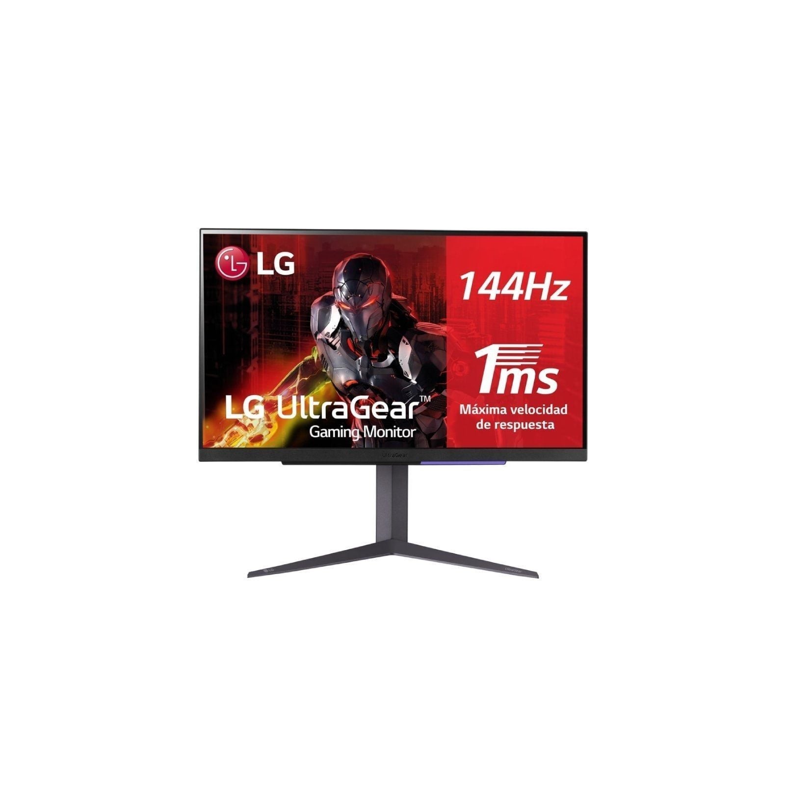 h2LG 27GR93U B Monitor gaming LG UltraGear h2pIPS 3840x2160 16 9 400cd m 107B 1 1ms 144Hz DCI P3gt90 HDR10 diag 685cm entr HDMI