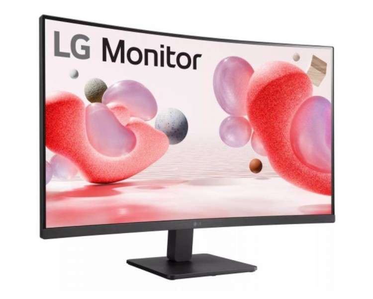 h2LG 32MR50C B Monitor LG h2divp pulliLa pantalla con curvatura 1500R y formato 16 9 es ideal para trabajar desde casa o la ofi