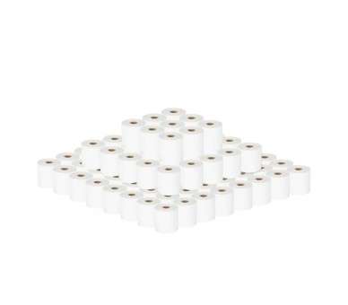 Pack 100 rollos papel termico sin BPA 57X57mm