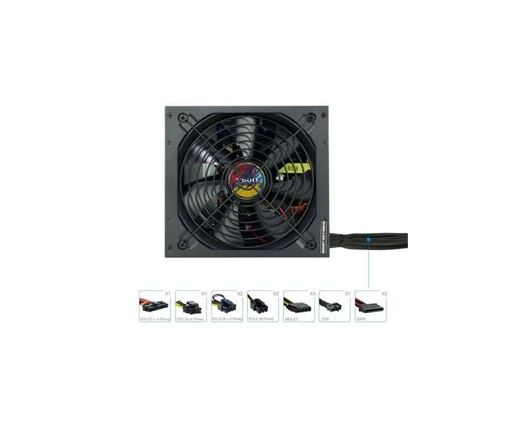 Fuente alimentacion tooq tqapolo 750sp atx 750w