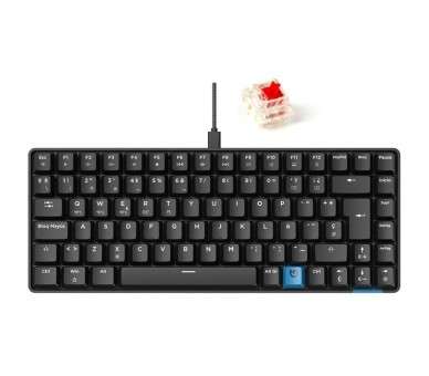 ph2GM1K TECLADO MECaNICO INALaMBRICO PRO ROJO h2Teclado profesional compacto con un tamano de 75 y switches mecanicos Gateron P