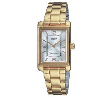 ph2Casio Collection Women LTP 1234PG 7AEG h2pResistencia al agua 8226 Un diseno sencillo y facil de usar 8226 Correa de acero i