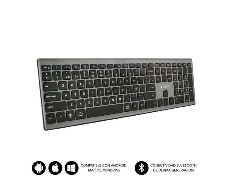 ph2Teclado Completo inalambrico Bluetoothnbsp Pure Extended Grey h2ulliTeclado completo ultra delgado con conectividad Bluetoot