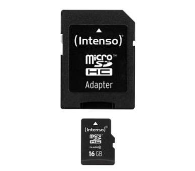 Tarjeta memoria micro sd intenso 16gb