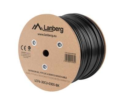 Bobina exterior lanberg cat6 ftp rj45