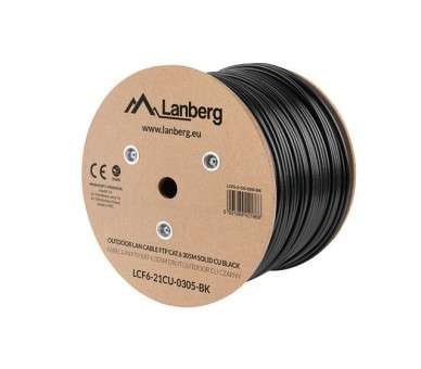 Bobina exterior lanberg cat6 ftp rj45