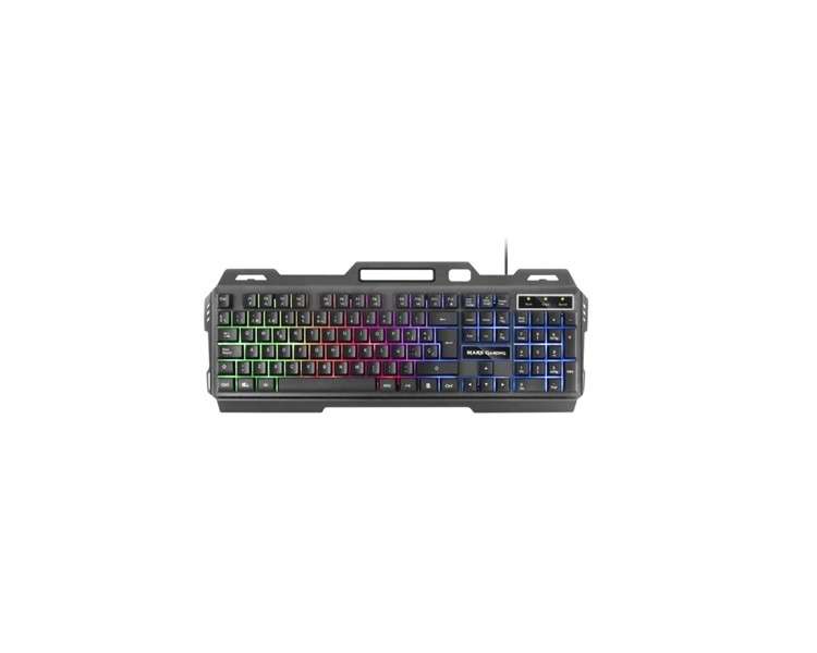 Teclado mars gaming mk120 rgb rainbow