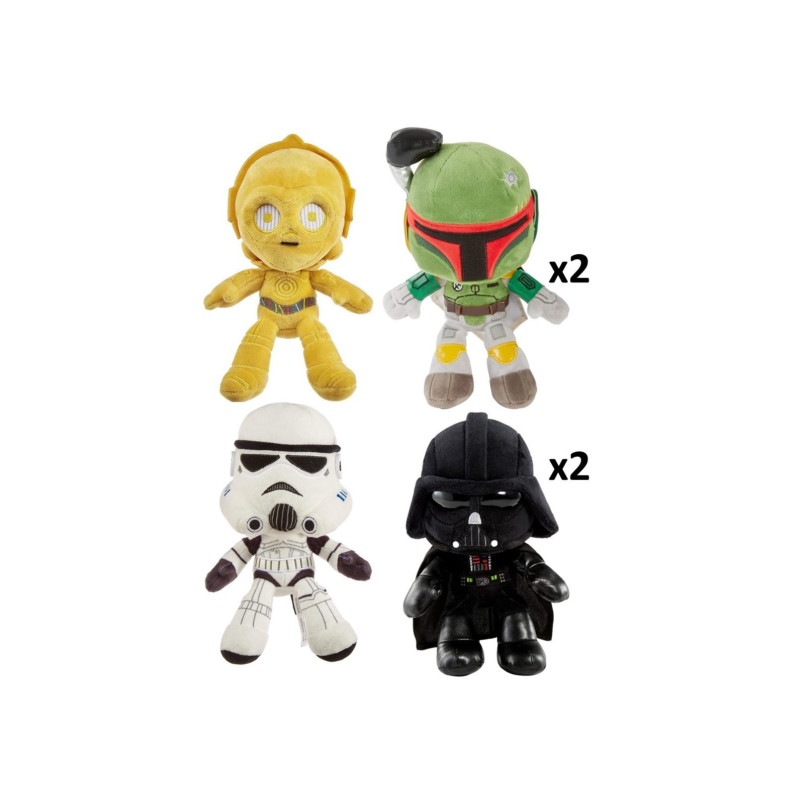 Surtido peluches mattel star wars 20