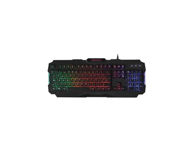 Teclado mars gaming mrk0 usb membrana