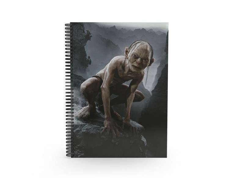 Libreta efecto 3d gollum el seor