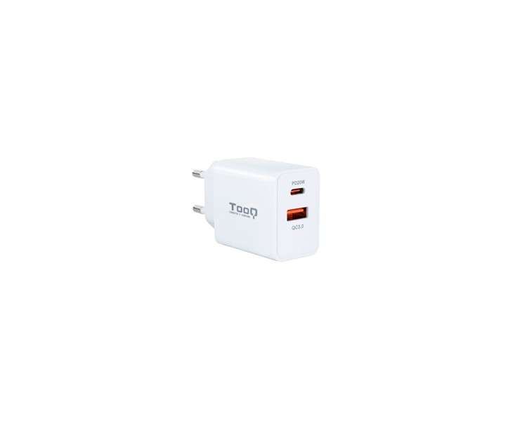 Cargador pared usb tooq tqwc 2sc04wt usb