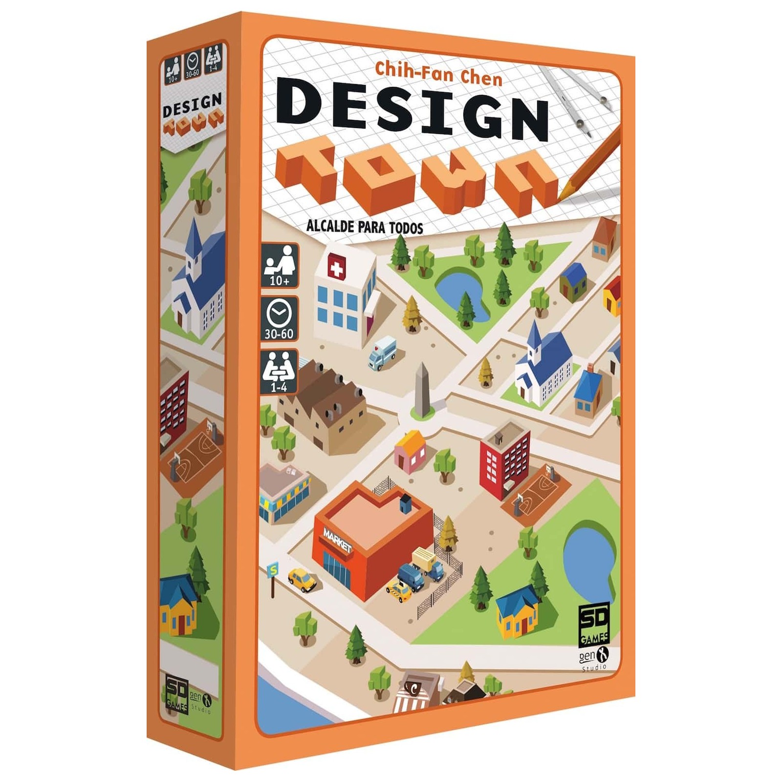 Juego mesa design town pegi 10