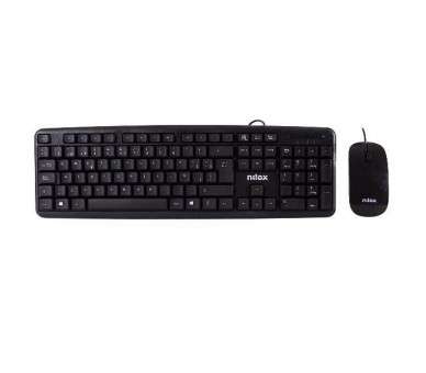 Kit teclado mouse raton flat