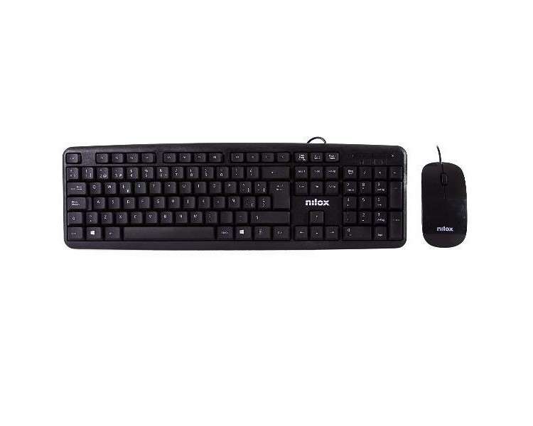 Kit teclado mouse raton flat