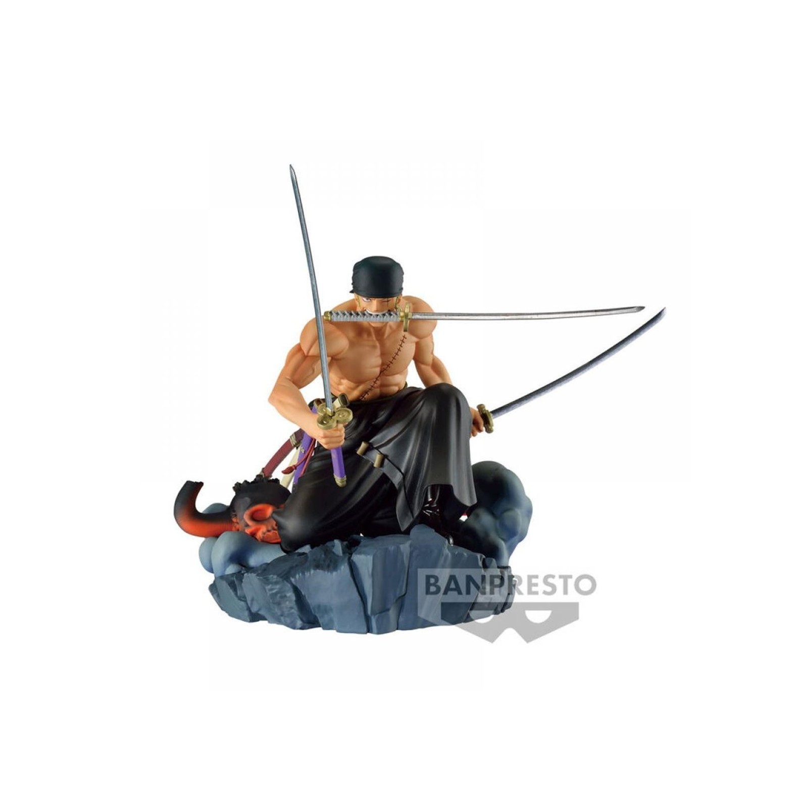 Figura banpresto one piece dioramatic roronoa