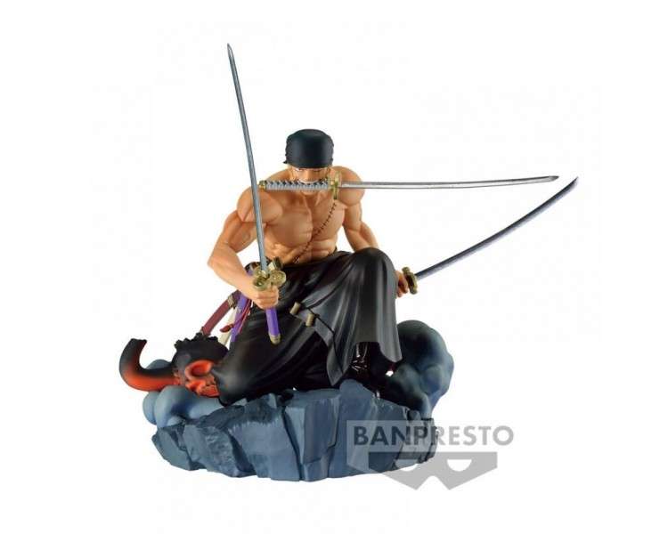 Figura banpresto one piece dioramatic roronoa