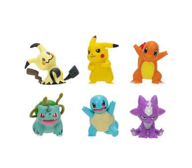 Figuras pokemon multipack 6