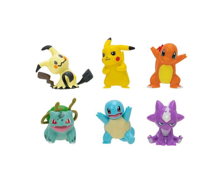 Figuras pokemon multipack 6