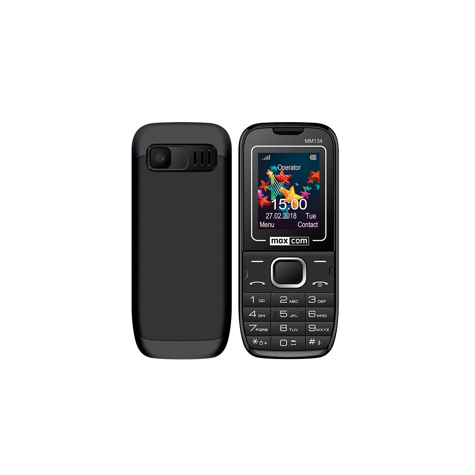 Telefono movil maxcom mm134 black 177pulgadas