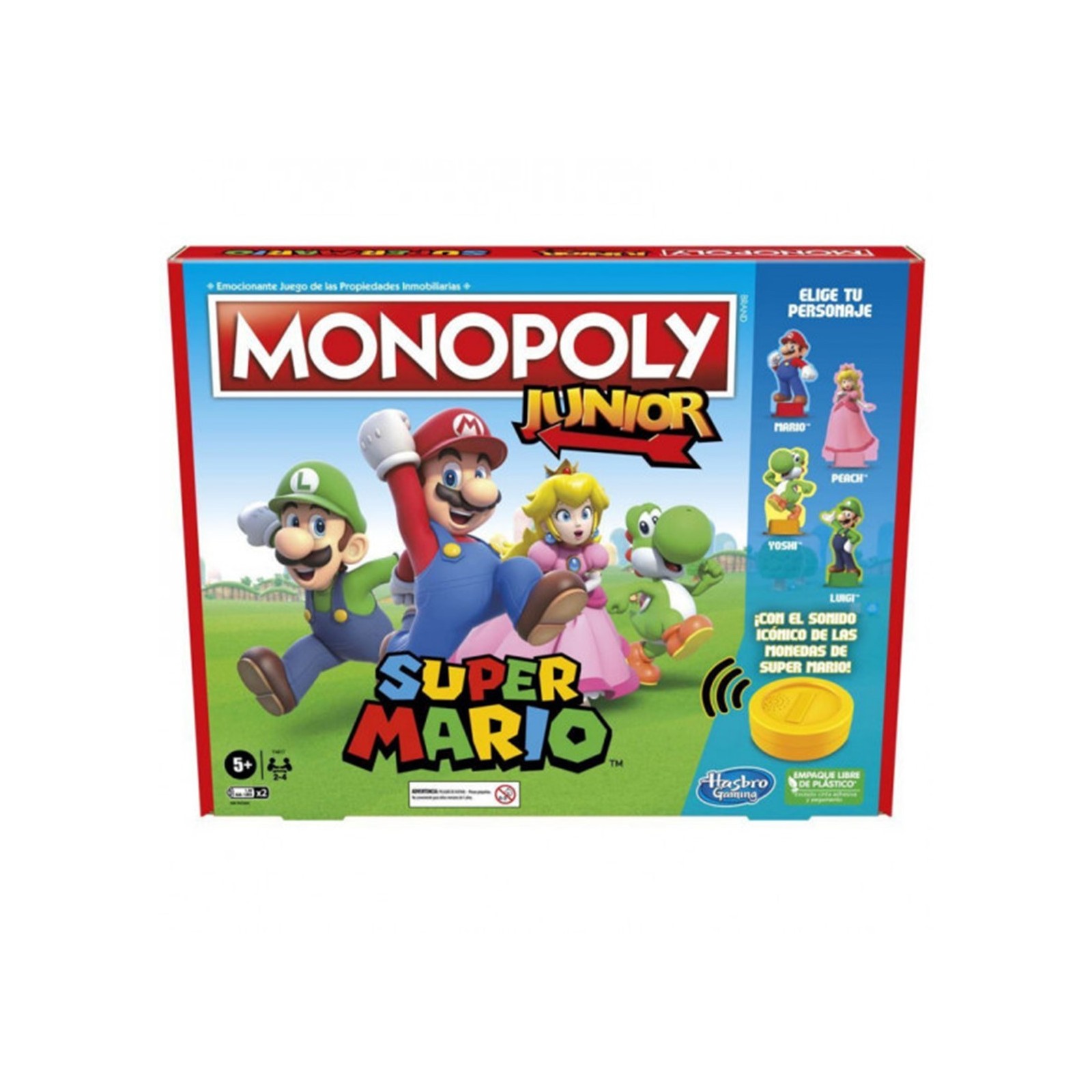 Juego mesa monopoly jr super mario