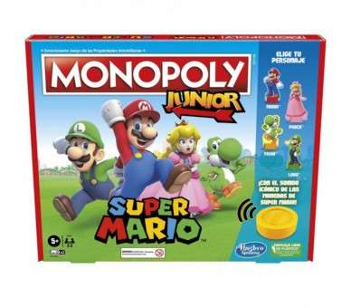 Juego mesa monopoly jr super mario