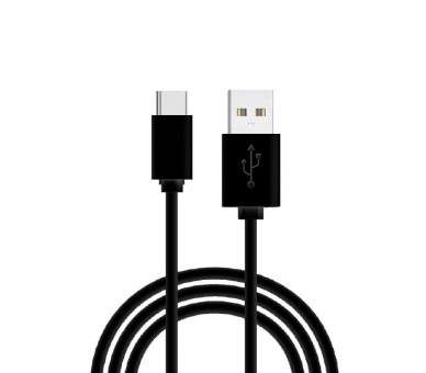 COOL CABLE USB  TIPO-C (1.2 METROS) NEGRO 2.4 AMP