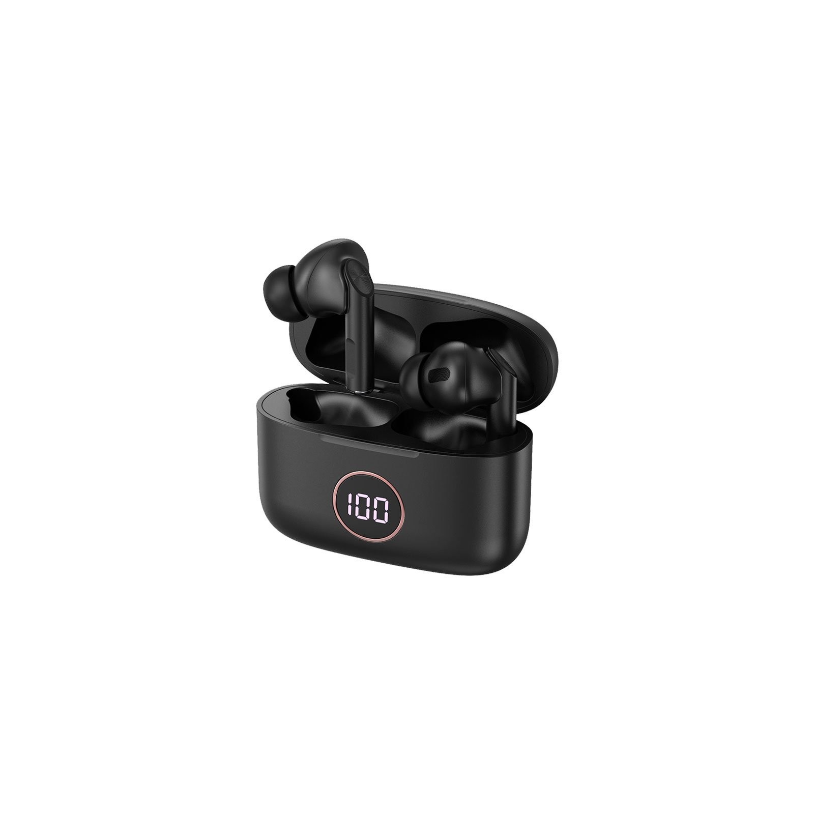 COOL AURICULARES STEREO BLUETOOTH EARBUDS LCD  AIR PRO NEGRO