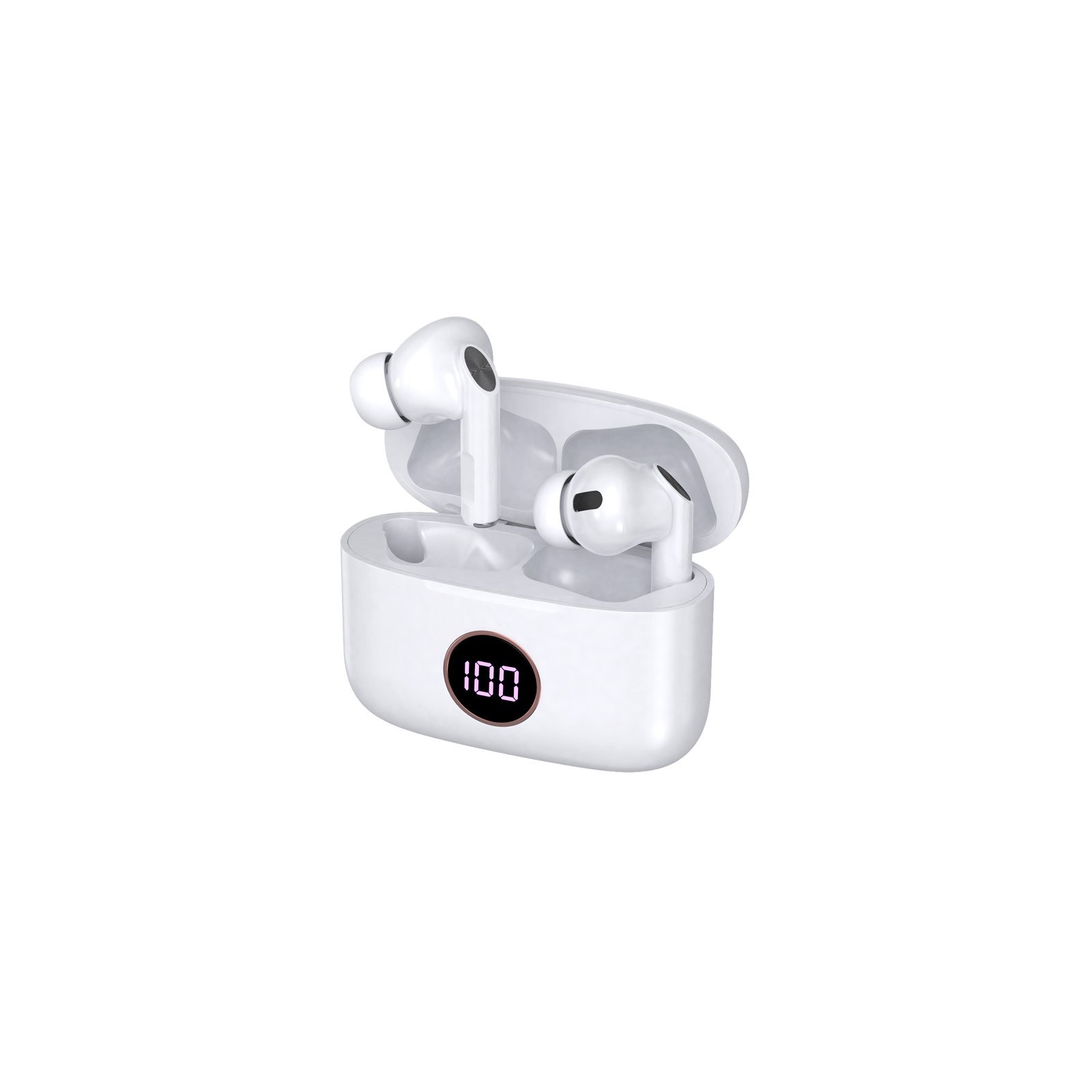 COOL AURICULARES STEREO BLUETOOTH EARBUDS LCD  AIR PRO BLANCO