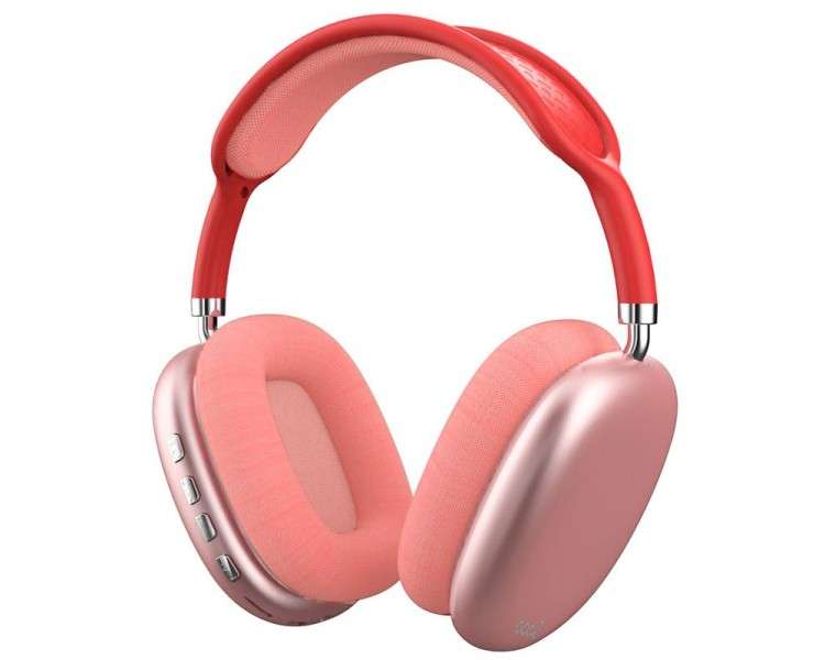 COOL AURICULARES STEREO BLUETOOTH CASCOS  ACTIVE MAX ROJO-ROSA