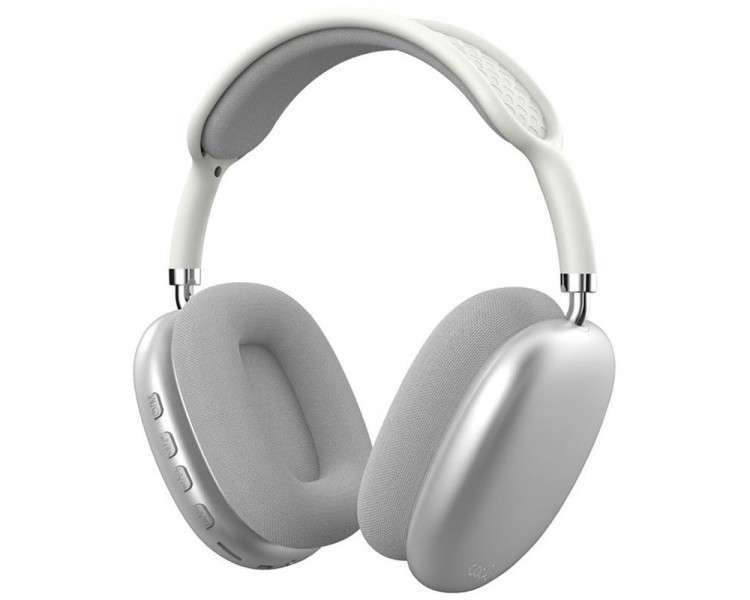 COOL AURICULARES STEREO BLUETOOTH CASCOS ACTIVE MAX BLANCO-PLATA