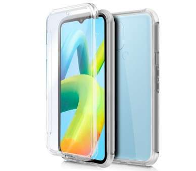 COOL FUNDA  SILICONA 3D  XIAOMI REDMI A1 / A2 (TRANSPARENTE FRONTAL + TRASERA)