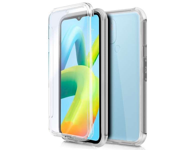 COOL FUNDA  SILICONA 3D  XIAOMI REDMI A1 / A2 (TRANSPARENTE FRONTAL + TRASERA)