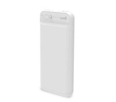 COOL BATERIA EXTERNA  POWER BANK 10.000 MAH (2 X USB / 2A)  BOSTON BLANCO