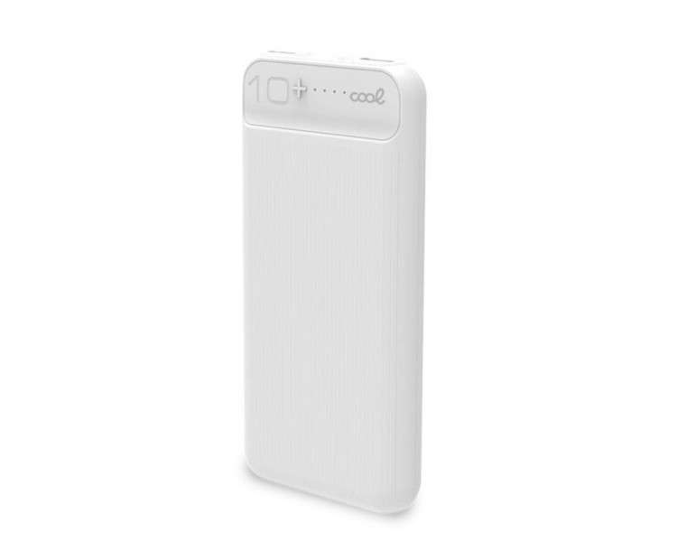 COOL BATERIA EXTERNA  POWER BANK 10.000 MAH (2 X USB / 2A)  BOSTON BLANCO