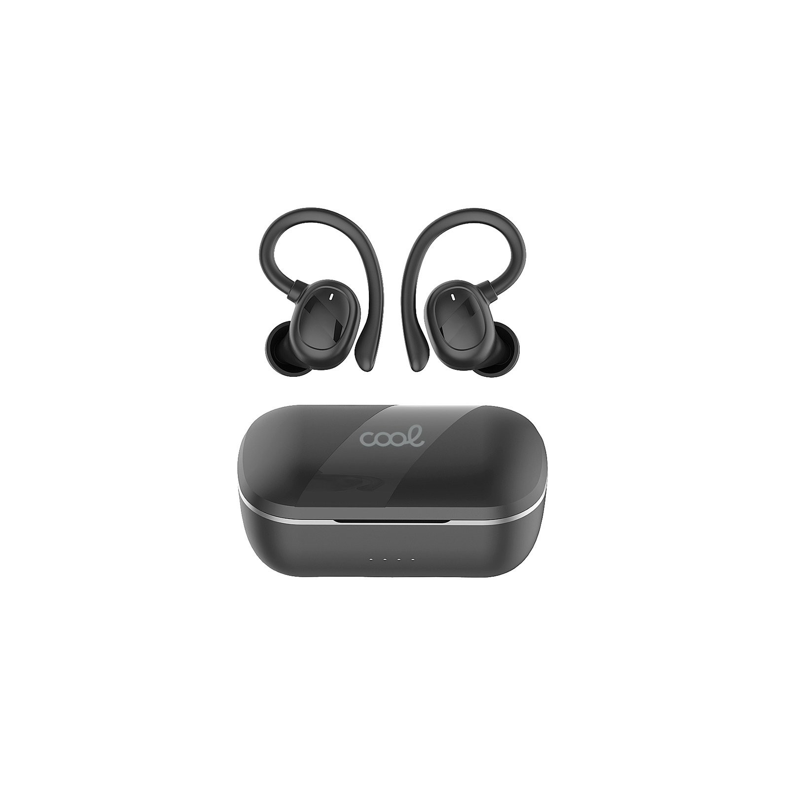 COOL AURICULARES STEREO BLUETOOTH EARBUDS INALÁMBRICOS FIT SPORT NEGRO