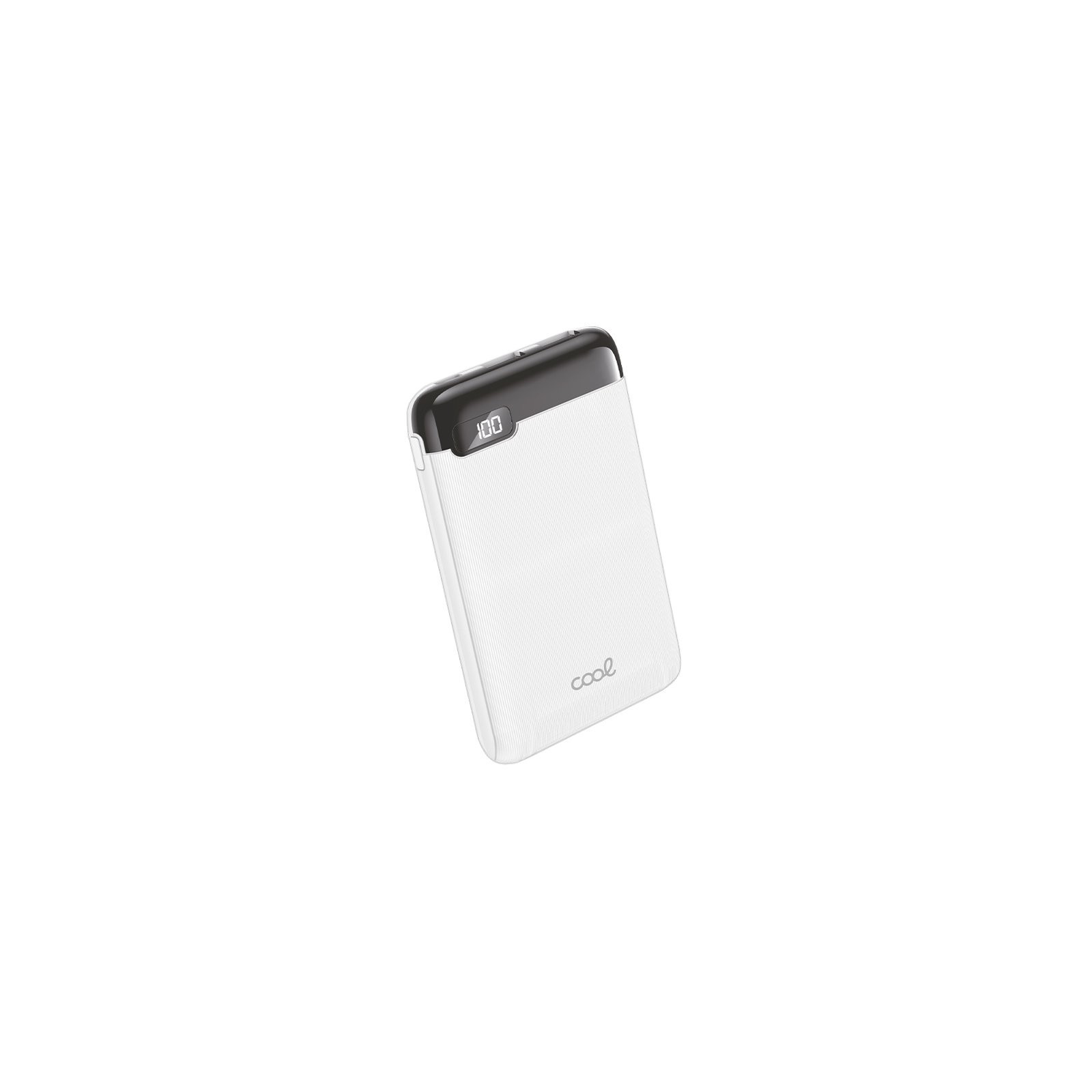 COOL BATERIA EXTERNA POWER BANK 5000 MAH DISPLAY 10W BLANCO