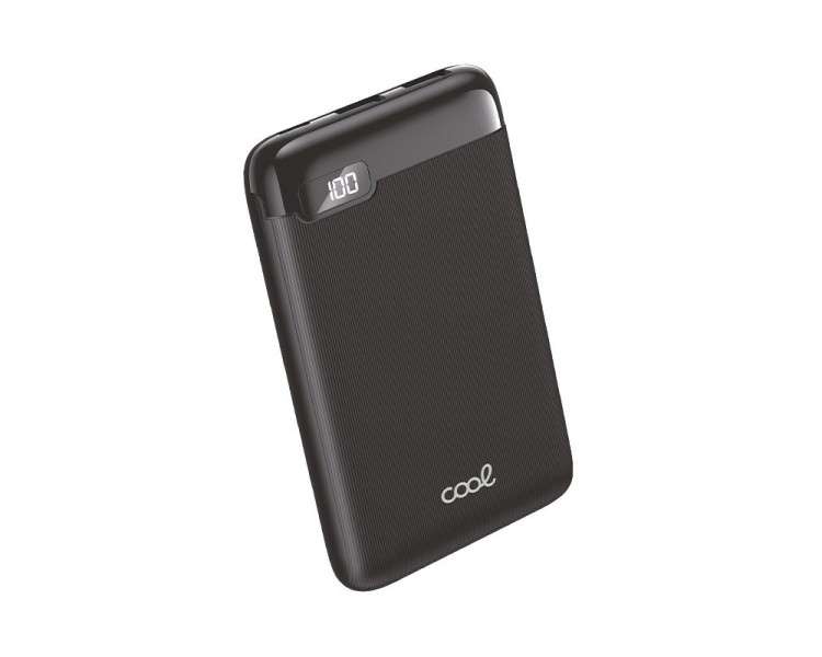 COOL BATERIA EXTERNA POWER BANK 5000 MAH DISPLAY  10W NEGRO