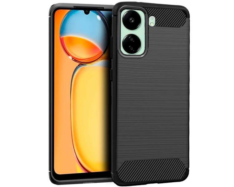 COOL CARCASA XIAOMI REDMI 13C / POCO C65 CARBÓN NEGRO