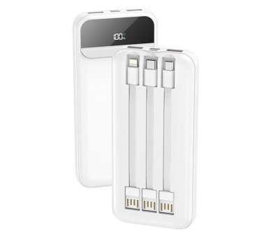 COOL BATERÍA EXTERNA  POWER BANK 10.000 MAH CARGA RÁPIDA 22.5W (3 CABLE