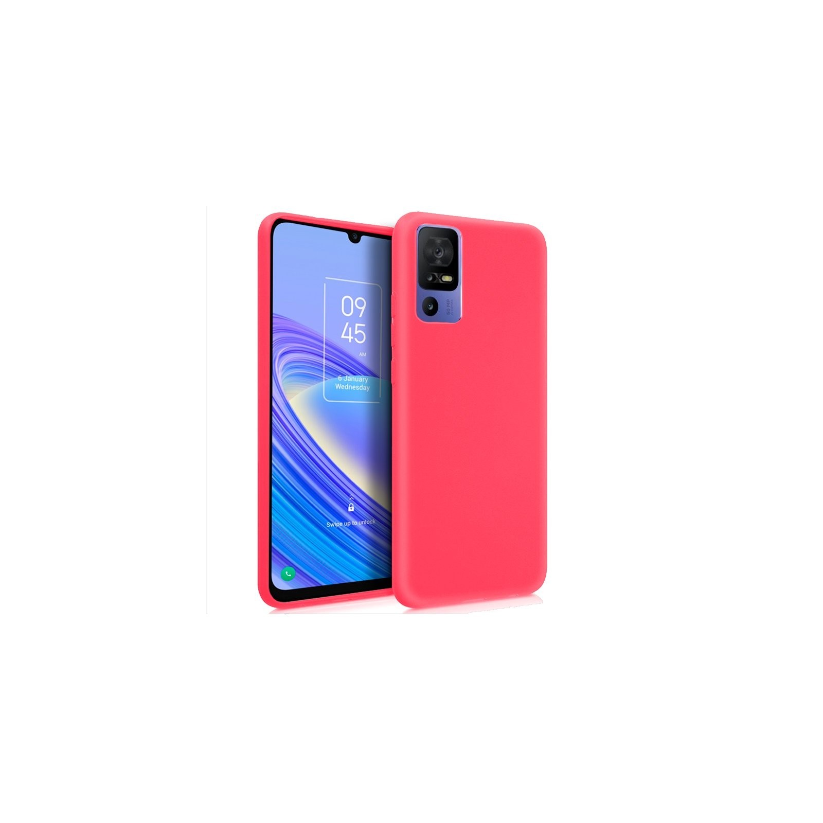 COOL FUNDA  SILICONA  TCL 40 SE (ROSA)