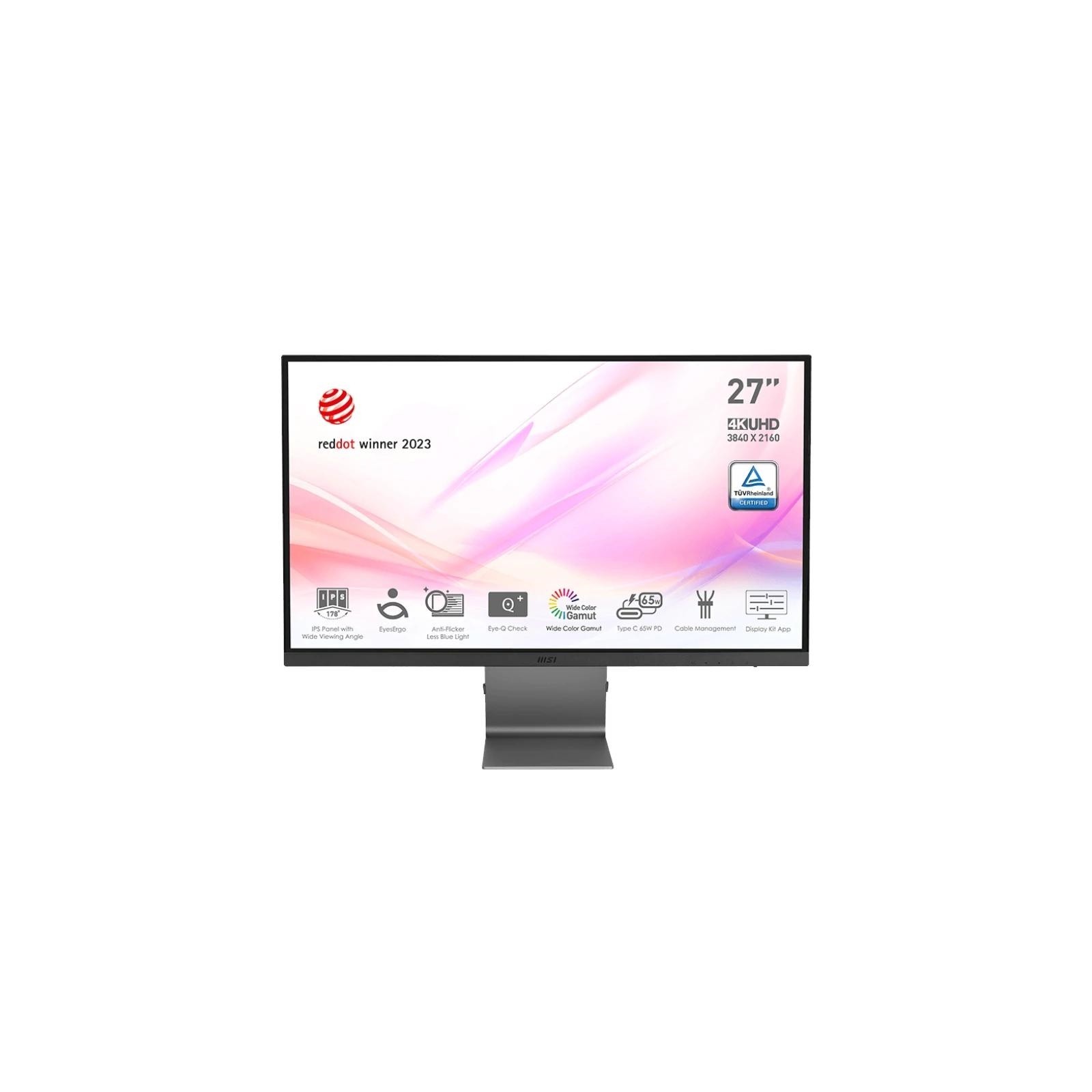 MSI MD271UL Monitor 27 4K 75hz 2xHDMI DP USB C