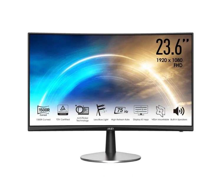 MSI MP242C Monitor 238IPS FHD1ms VGA HDMI MM cur