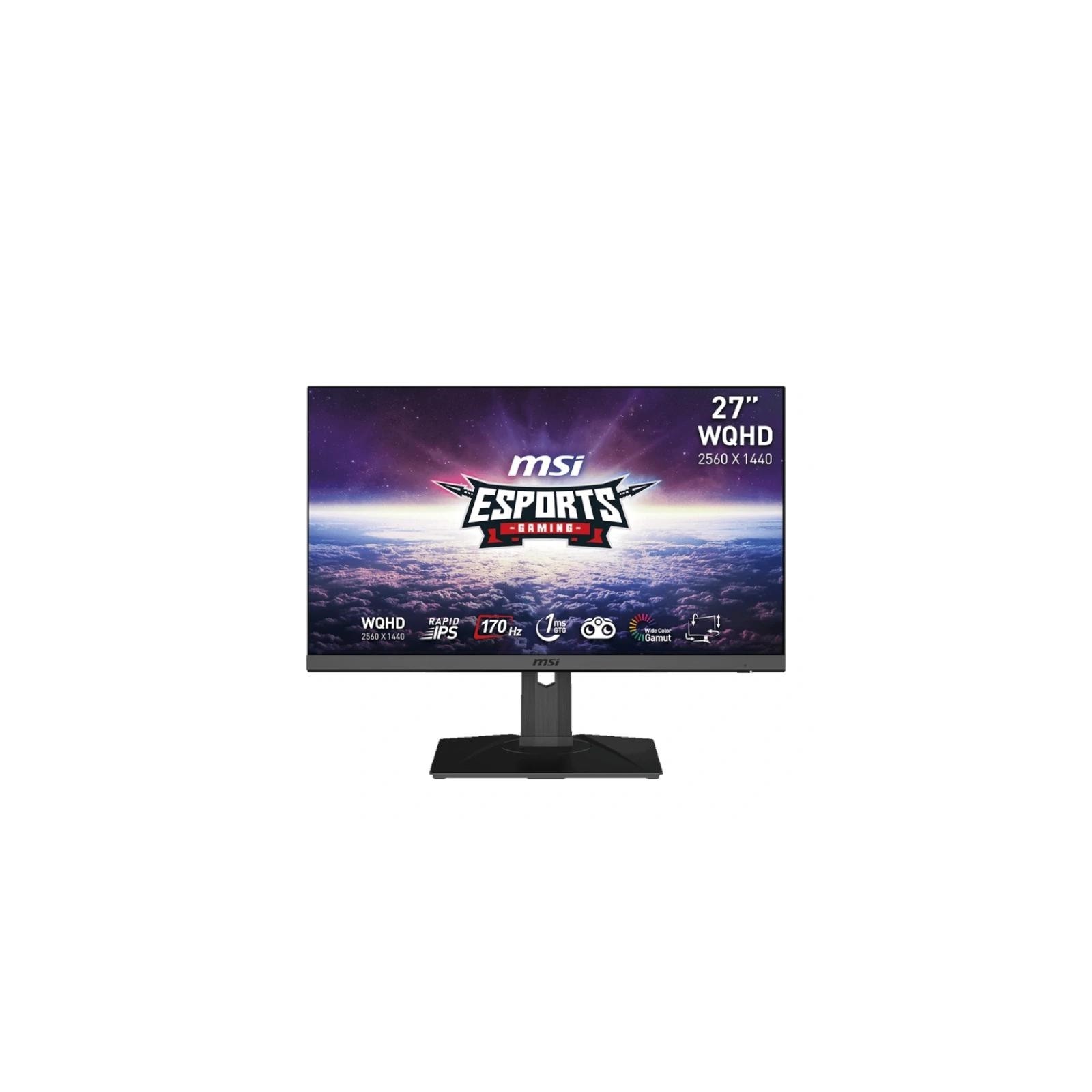 MSI G272QPF Monitor 27Gaming WQHD 170hz 2xHDMI DP