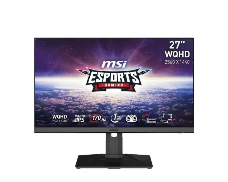 MSI G272QPF Monitor 27Gaming WQHD 170hz 2xHDMI DP