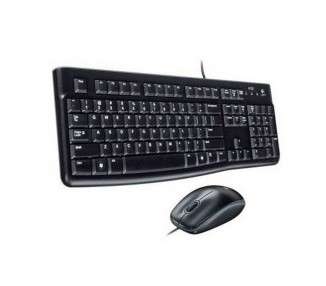 Logitech MK120 Teclado Raton optico 1000dpi USB