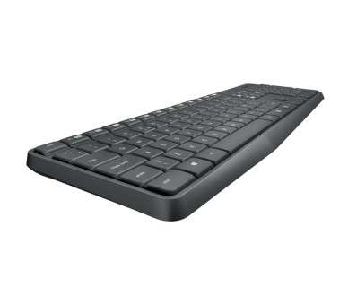 Logitech Teclado y raton Inalambrico MK235 Gris